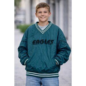 Vintage/Retro/90s V-Neck Eagles Lightweight Jacket 🤍